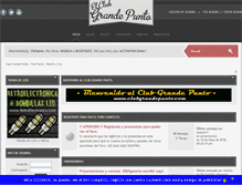 Tablet Screenshot of clubgrandepunto.com
